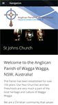 Mobile Screenshot of anglicanwaggawagga.com.au