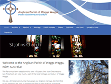 Tablet Screenshot of anglicanwaggawagga.com.au